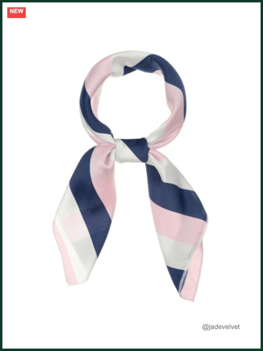 Polyester Stripe Print Square Scarf Neckerchief Headband